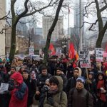 تجمع کانادایی‌ها در اعتراض به تحریم‌های ضدایرانی واشنگتن