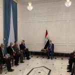 «محمد جواد ظریف» با رئیس مجلس عراق دیدار کرد