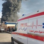 آتش‌سوزی کارخانه روغن‌کشی شهرک چرمشهر با ۳ مفقودی و ۲ مصدوم