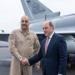 جنگنده های تایفون انگلیسی در راه قطر